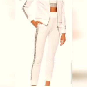Fendi FF Zucca, Pants With Metallic silver stripe😍